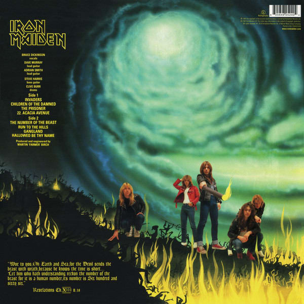 Vinilo iron maiden/ the number of the beast 1lp - Imagen 2
